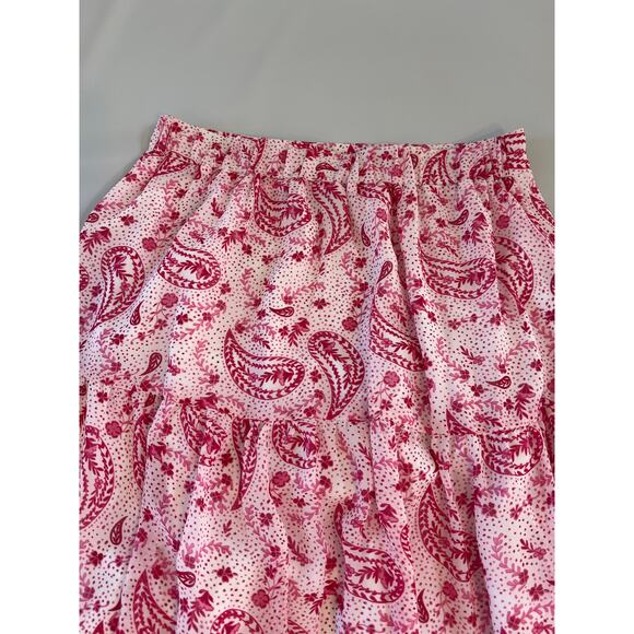 NWT Sugarlips Paisley Floral Maxi Skirt Womens Medium Boho Chic Fairy Festival - Picture 12 of 16